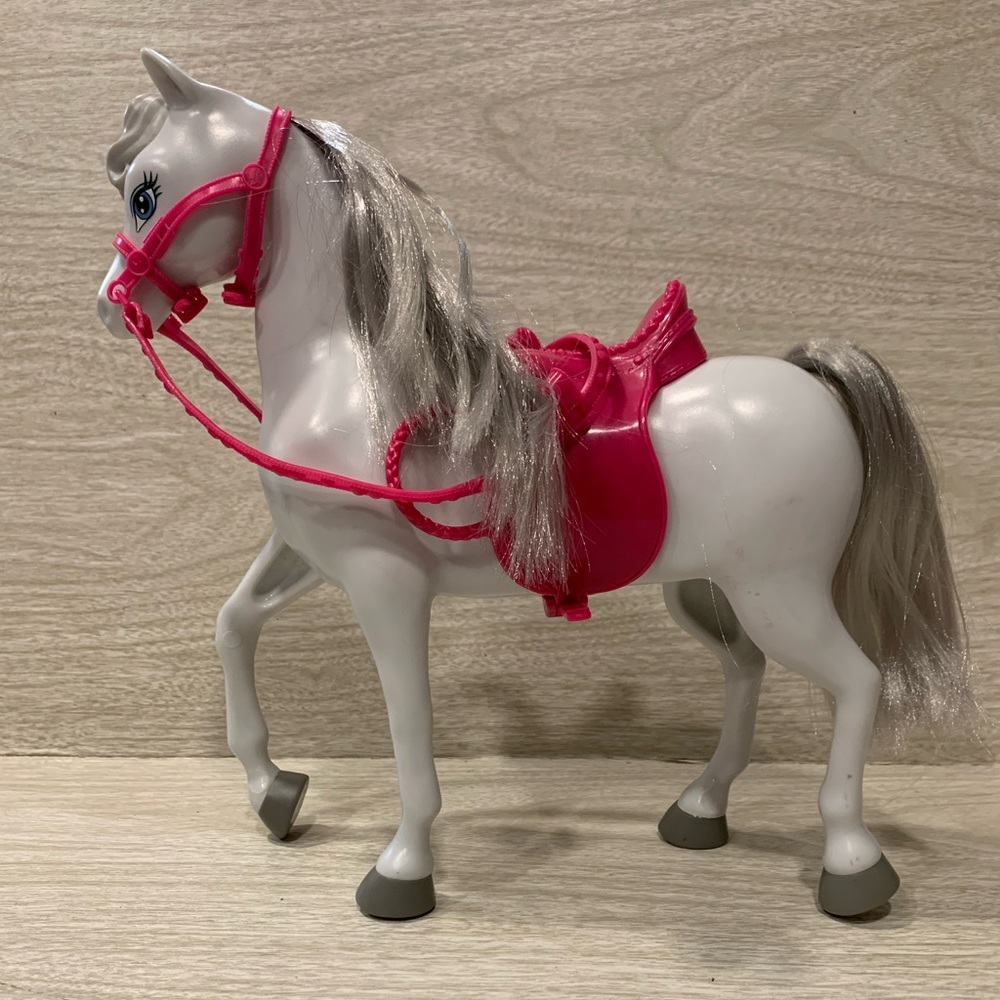 Barbie Gray Riding Horse
